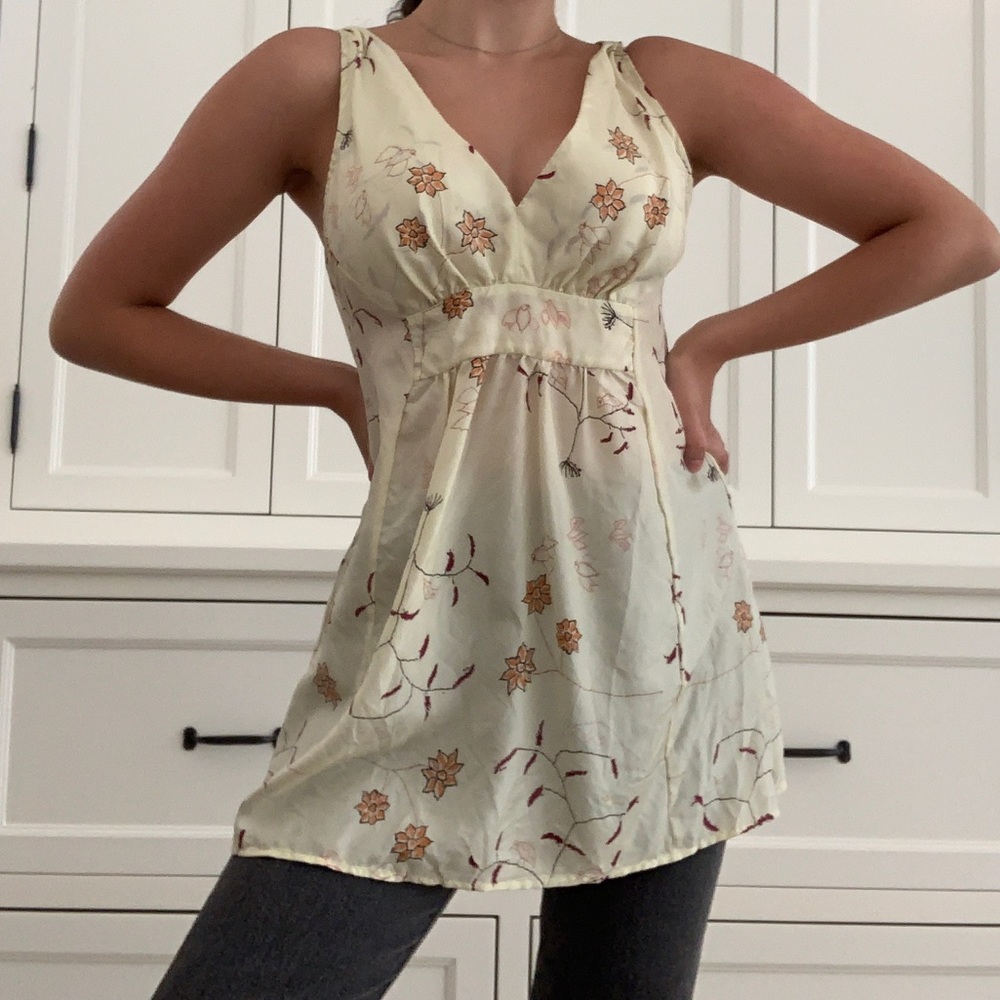 Erica Tanov Silk Blouse